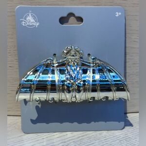 Disney Parks Haunted Mansion Silver Bat Hair Clip Claw NEW